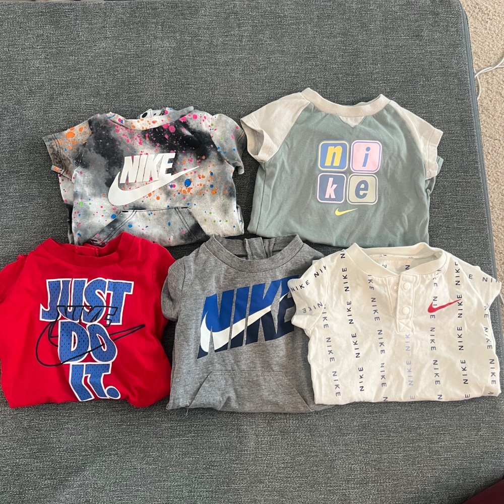 Bundle of 5 Nike baby boy rompers 3 month
